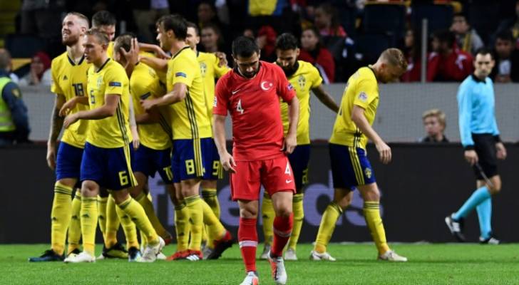 السويد تسقط في الوقت القاتل امام تركيا 2-3