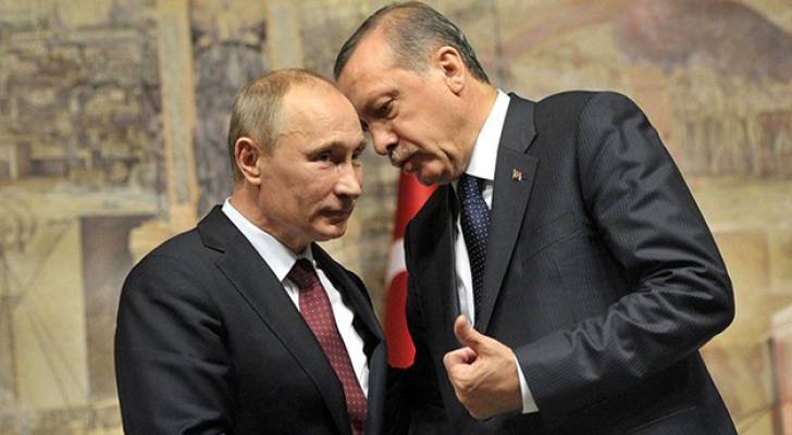 أردوغان يلتقي بوتين الاثنين لبحث الملف السوري