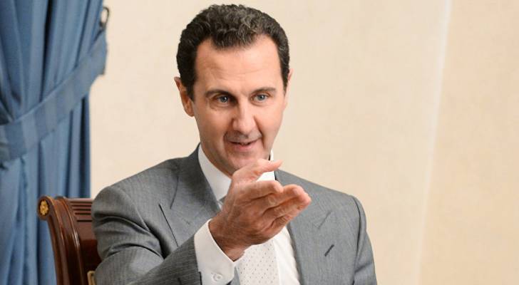 الرئيس الأسد يحيي الأردن ملكا وشعبا .. فيديو