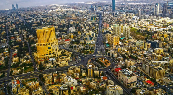 صورة عامة للعاصمة عمان - ارشيفية