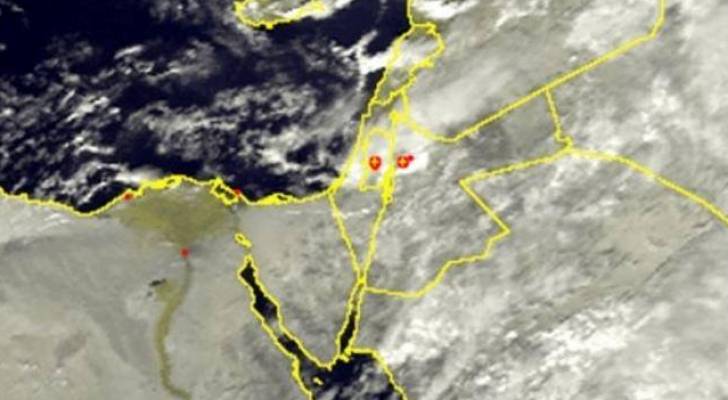 طقس العرب : امطار رعدية محتملة بعد قليل في البحر الميت وتحذير من تشكل السيول