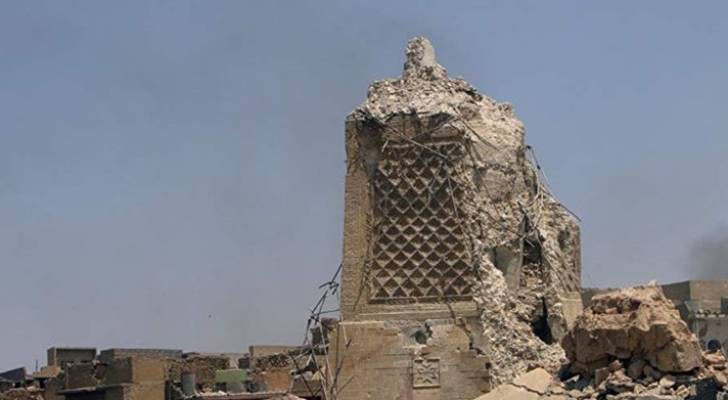 العراق يبدأ بإعمار جامع تاريخي أعلن منه البغدادي "خلافته"