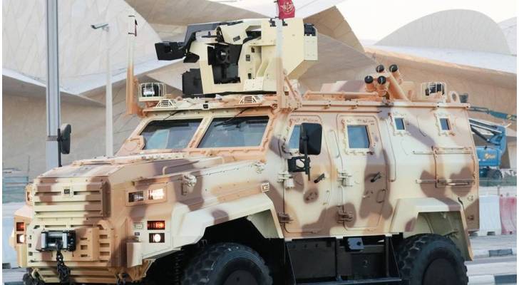 قطر تقدم 24 عربة مصفحة هبة إلى مالي