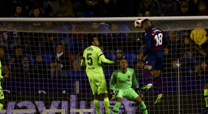 برشلونة يسقط أمام ليفانتي في كأس الملك