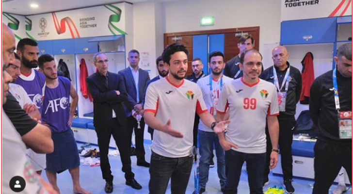 ولي العهد والأمير علي مع النشامى