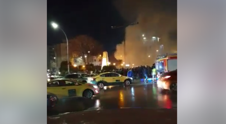 من مكان الحادثة