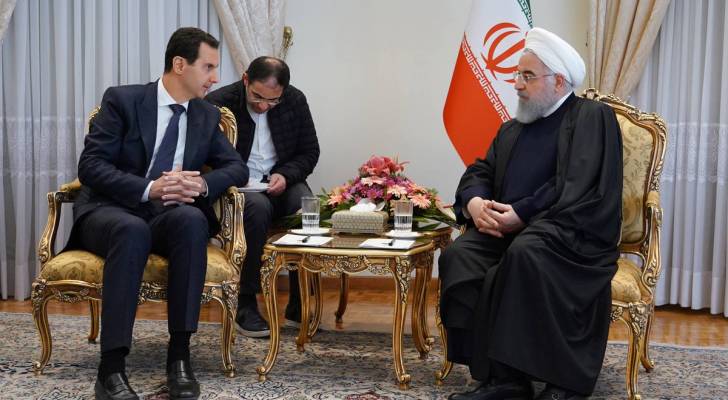 بشار الأسد يلتقي خامنئي وروحاني في طهران