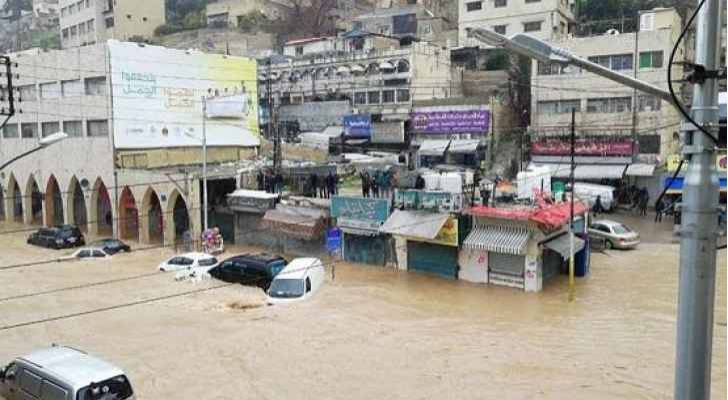 أمانة عمان تنفي التقصير وتؤكد أن فيضان "وسط البلد" أكبر من كل التحوطات