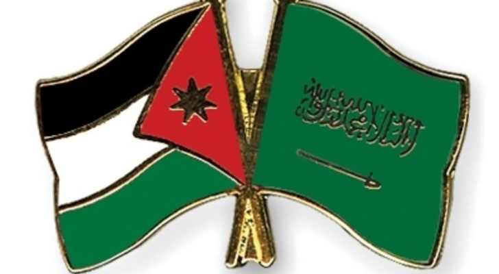 علم الأردن والسعودية