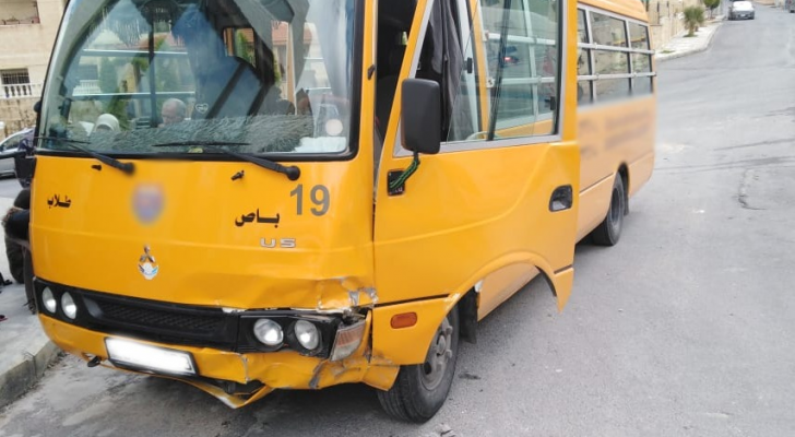 4 إصابات بحادث تصادم في الجبيهه