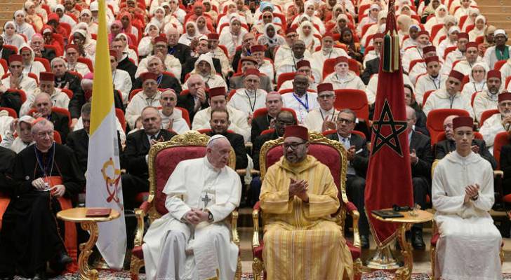 البابا والعاهل المغربي: القدس مكان لتعايش كل الديانات