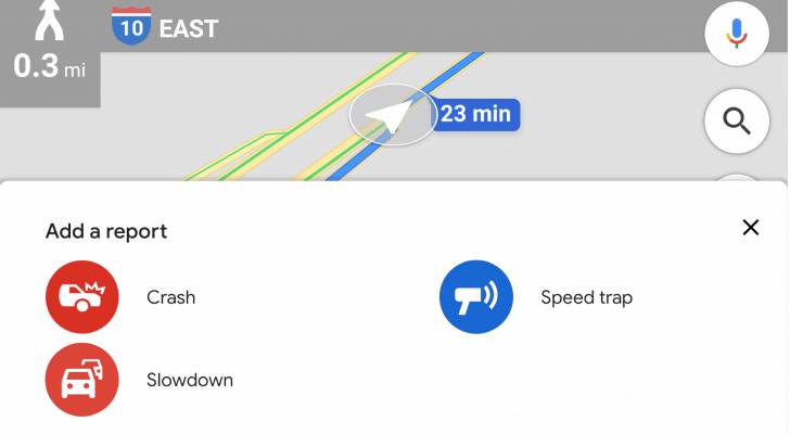 جوجل تضيف ميزة الإبلاغ عن "تباطؤ" حركة المرور إلى خرائطها