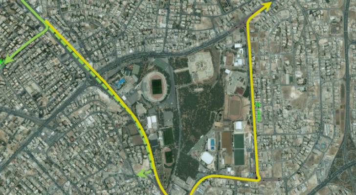 إغلاقات وتحويلات مرورية على تقاطع "دوار المدينة" في عمان إعتبارا من الجمعة المقبل - صور
