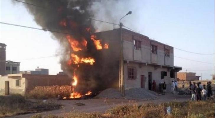 إصابة 10 سوريين منهم 6 بحالة الخطر بحريق في المفرق