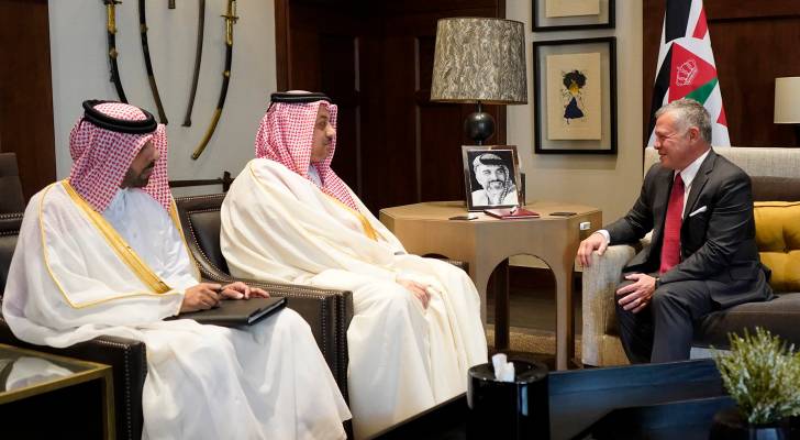 الملك يعرب عن تقدير الأردن للدعم القطري في توفير فرص العمل للأردنيين