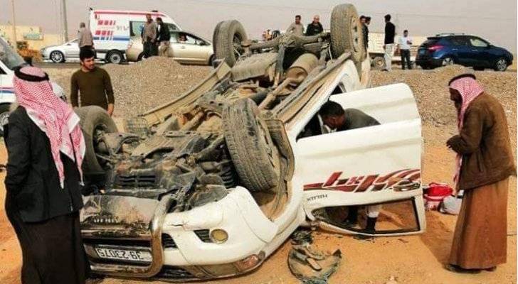 13 اصابة بحادثي سير في مادبا والكرك