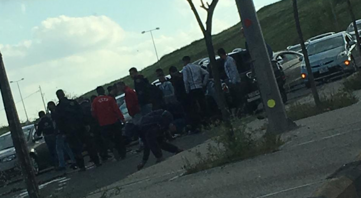 من مكان الحادث