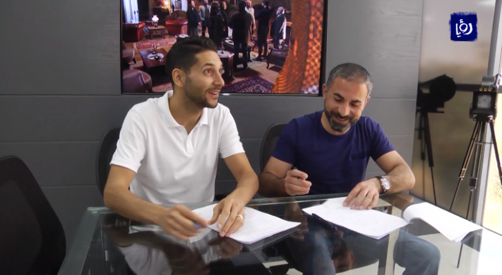 جانب من توقيع الاتفاقية - من الفيديو