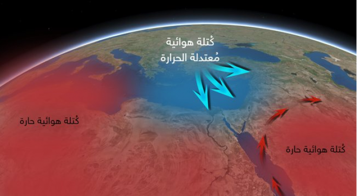 طقس العرب: النشرة الأسبوعية للأردن.. طقس صيفي معتدل ولا موجات حر متوقعة