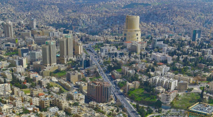 جانب من العاصمة عمان