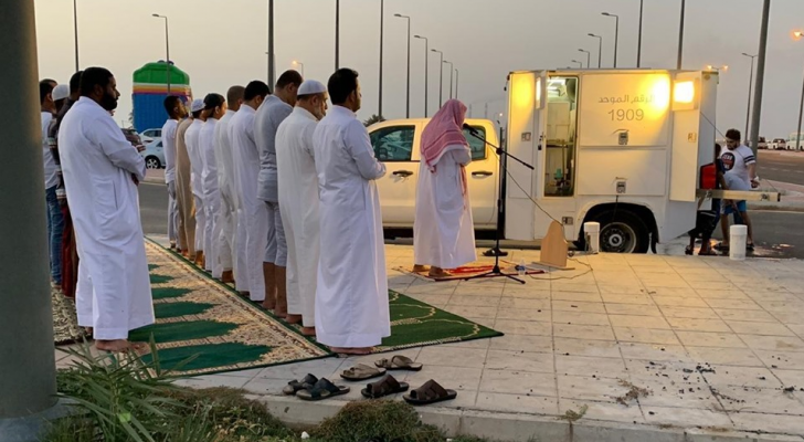 المصليات المتنقلة في مدينة جدة - واس