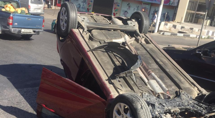 نتج عن الحادث إصابة متوسطة