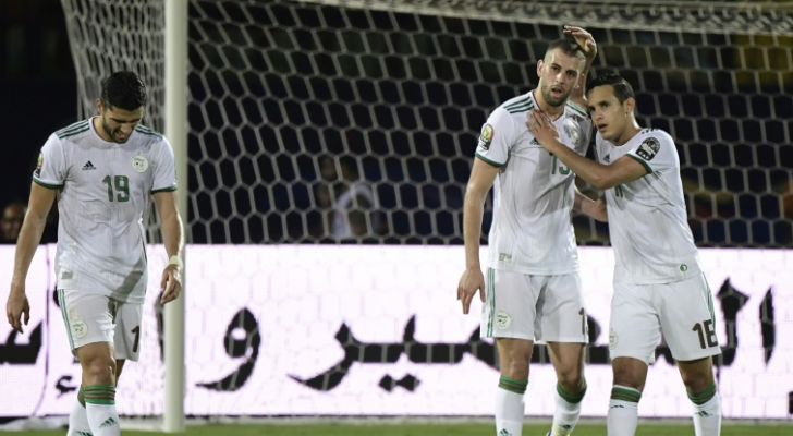 لاعبو المنتخب الجزائري