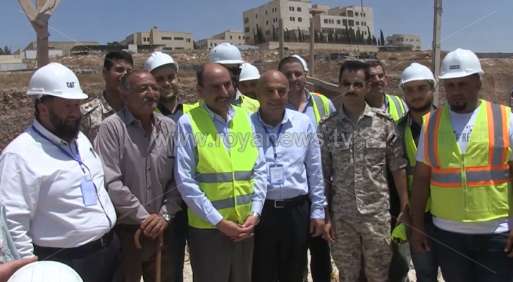 جولة تفقدية لوزير الأشغال في اربد