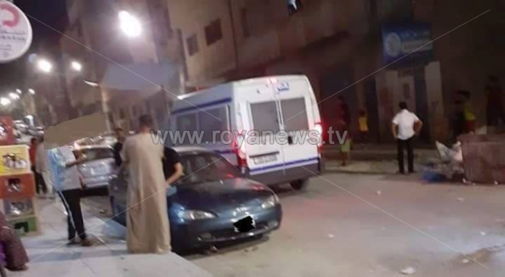 من مكان الحادثة