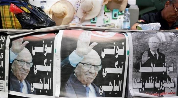 تونس تستعد لجنازة وطنية للسبسي