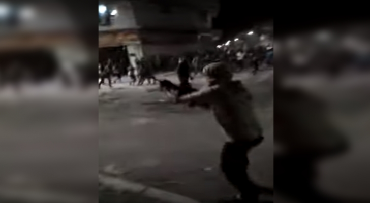 مطلق النار في الرمثا