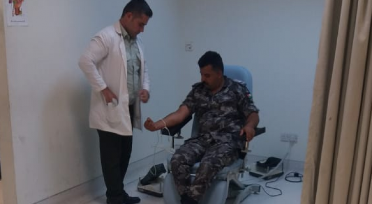 خلال عملية التبرع