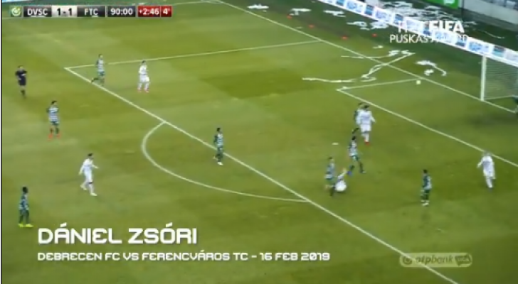 المجري زسوري يفوز بجائزة بوشكاش لأفضل هدف
