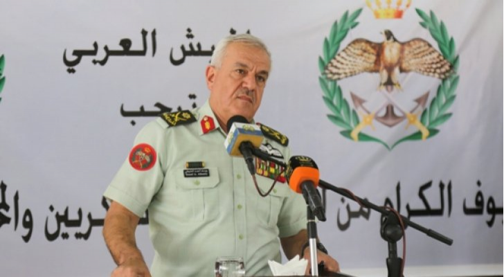 رئيس هيئة الأركان المشتركة اللواء الركن يوسف أحمد الحنيطي