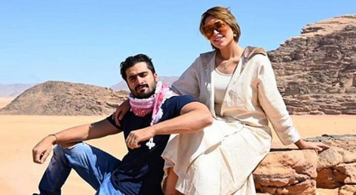 الدكتورة خلود وزوجها أمين في الأردن لهذه المهمة .. صور