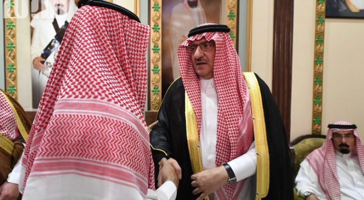 ولي العهد السعودي السابق يعزي أسرة اللواء "الفغم"