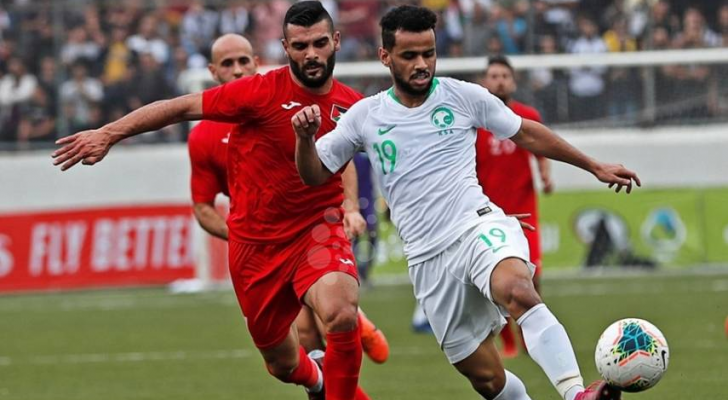المنتخب الفلسطيني والمنتخب السعودي - من المباراة