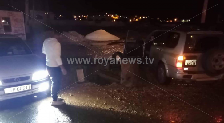 انفجار خط مياه رئيسي في الكرك