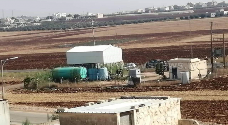 تسرب غاز الكلورين في احد محطات مياه اربد