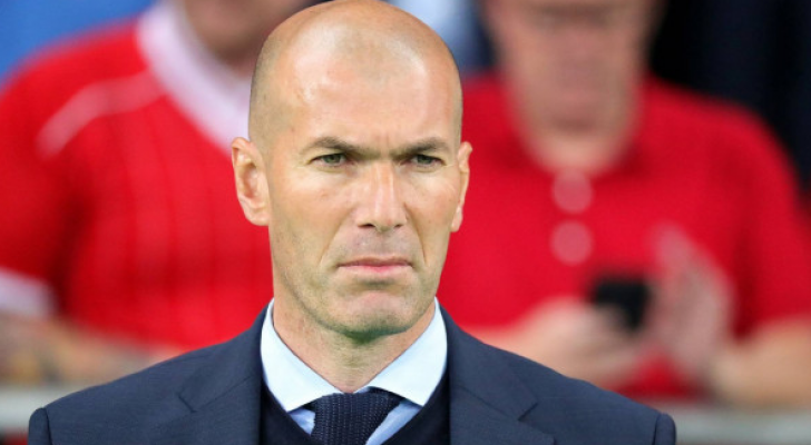 المدير الفني لنادي ريال مدريد الفرنسي زين الدين زيدان