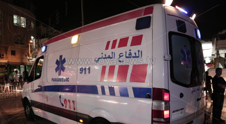 3 إصابات بحادث تصادم في منطقة السرو بالبلقاء