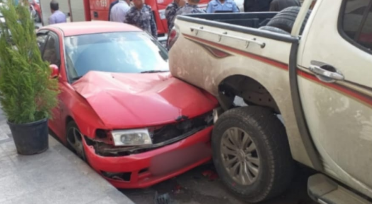 صورة من موقع حادث جرش