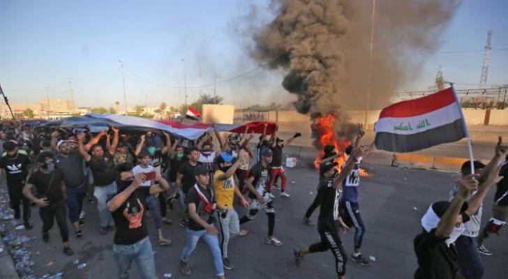 مقتل 4 محتجين بنيران قوات الأمن في بغداد