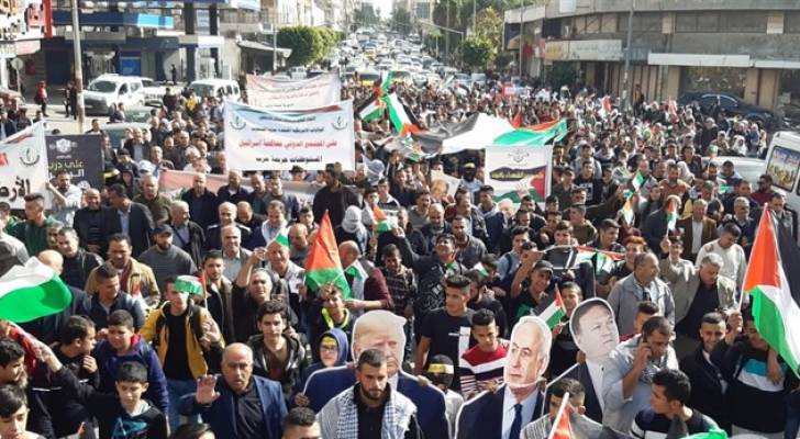 مسيرات في انحاء فلسطين ومواجهات مع قوات الاحتلال