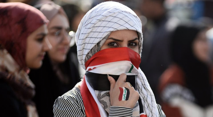 الصورة من الاحتجاجات العراقية