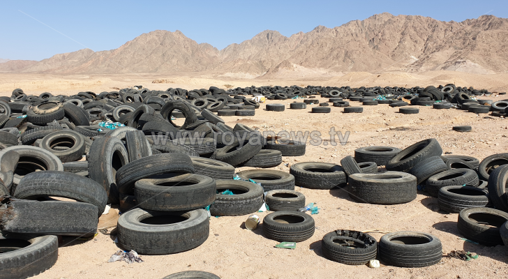 إطارات التالفة