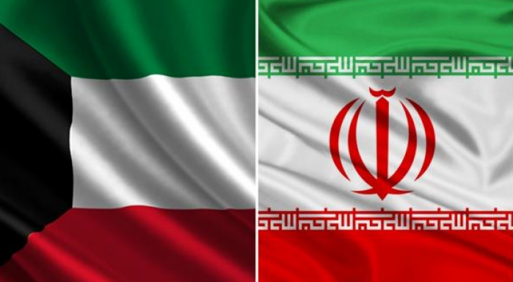 علم الكويت وايران