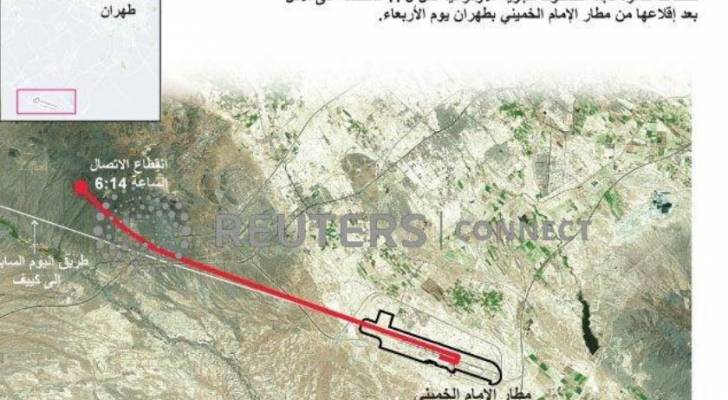 تقرير مبدئي يكشف سبب تحطم الطائرة الأوكرانية في إيران