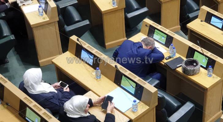 النائب تامر بينو يغفو تحت قبة البرلمان خلال جلسة مناقشة الموازنة - فيديو