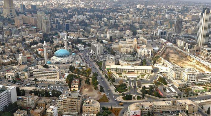 صورة عامة للعاصمة عمان
